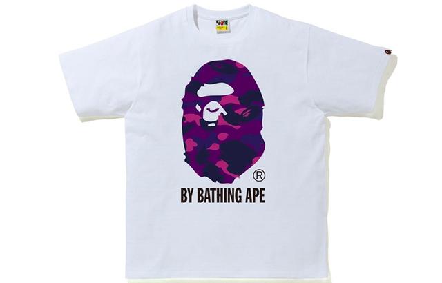 A BATHING APE BAPE Color Camo By Bathing Ape Tee T