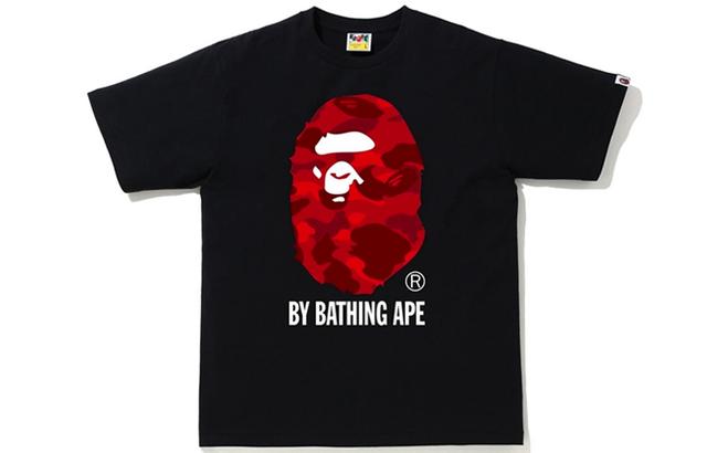 A BATHING APE BAPE Color Camo By Bathing Ape Tee T