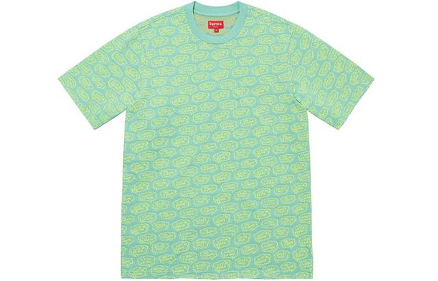 Supreme SS22 Week 11 Word Bubble Jacquard SS Top T