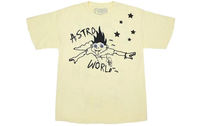 Travis Scott Cactus Jack Look Mom I Can Fly Yellow Tee T