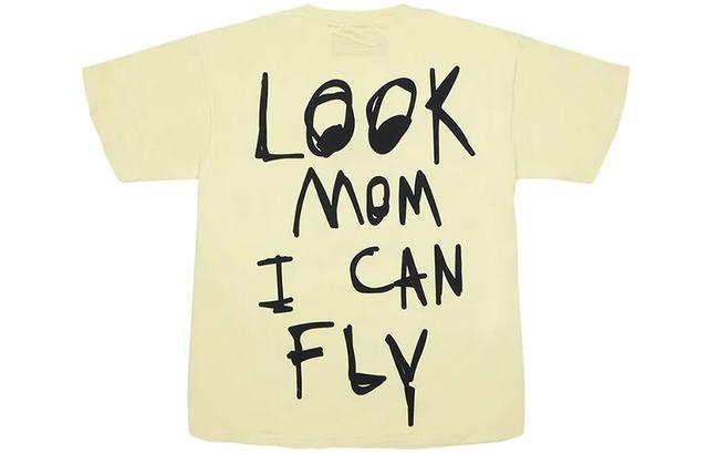 Travis Scott Cactus Jack Look Mom I Can Fly Yellow Tee T