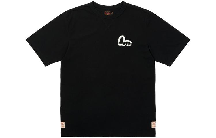 PALACE x EVISU Seagull T-Shirt Black LogoT