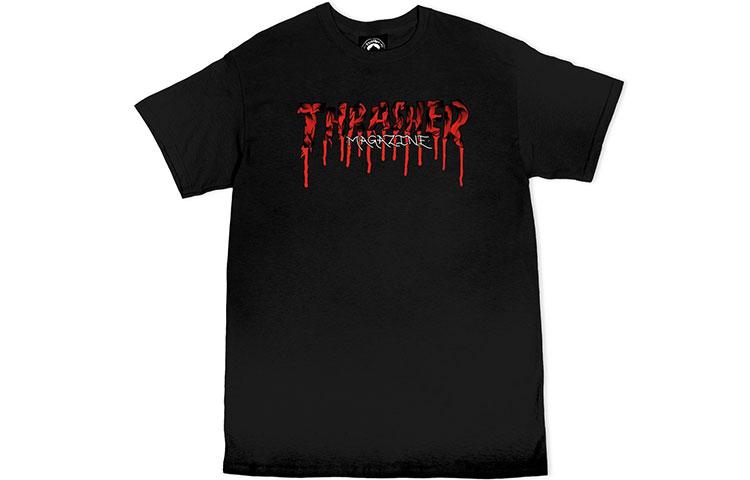 Thrasher FW21 Blood Drip Logo T-shirt T