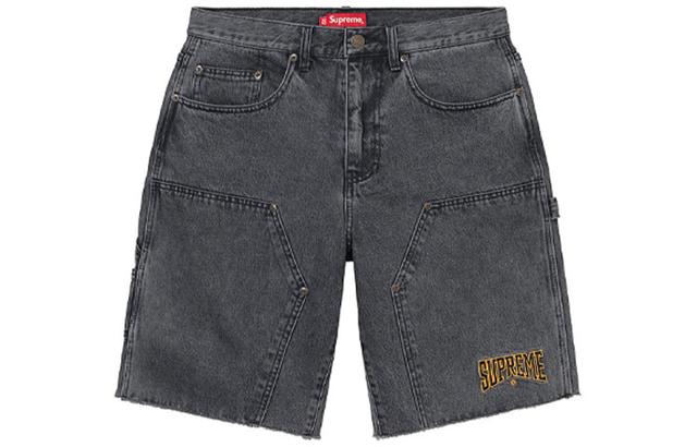 Supreme SS22 Week 17 Cutoff Double Knee Denim Painter Short Logo