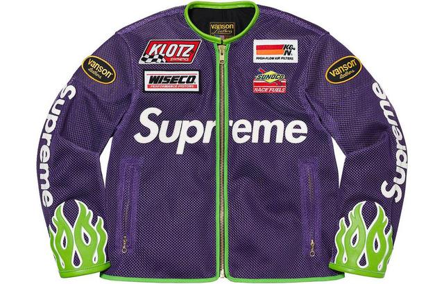 Supreme SS22 Week 18 x Vanson Leathers x Cordura Mesh Jacket