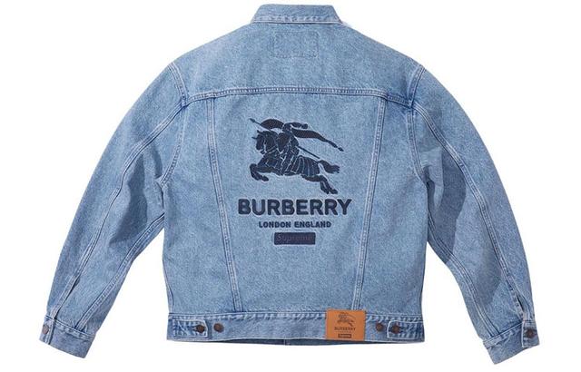 Supreme x Burberry SS22 Week 3 x Burberry Denim Trucker Jacket