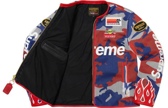 Supreme SS22 Week 18 x Vanson Leathers x Cordura Mesh Jacket