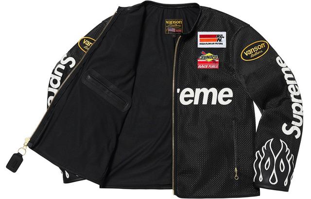 Supreme SS22 Week 18 x Vanson Leathers x Cordura Mesh Jacket