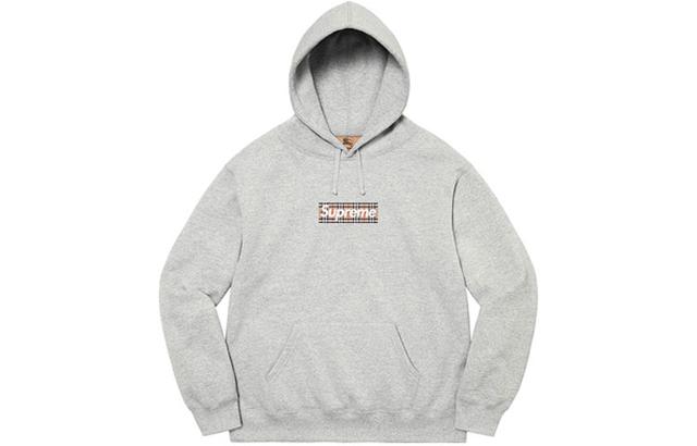 Supreme SS22 Week 3 x Burberry Box Logo Hooded Sweatshirt