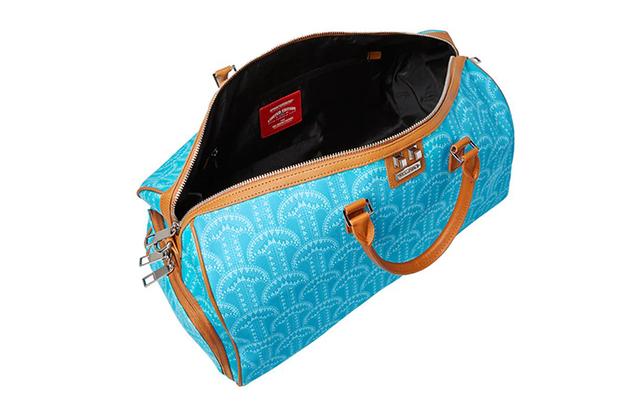 SPRAYGROUND Illuchains Turq EMPEROR DUFFLE PVC