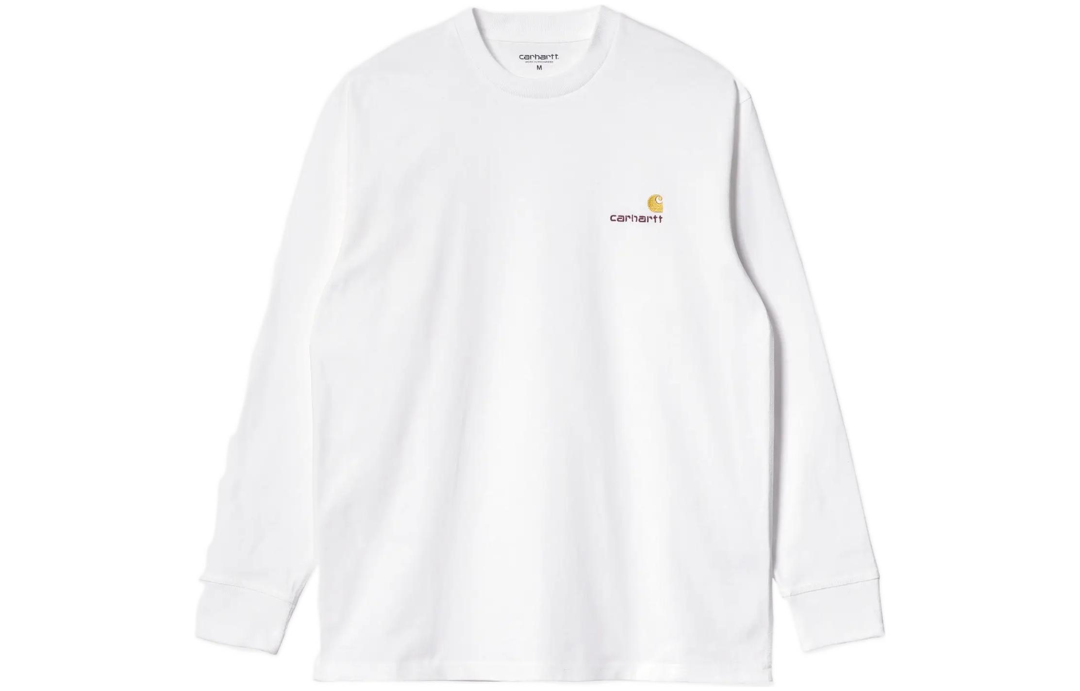 Carhartt WIP FW22 American Script Long Sleeve T-Shirt LogoT