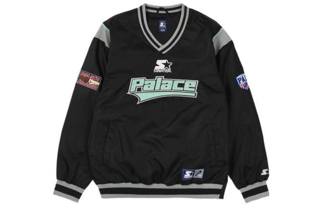 PALACE STARTER Palace Starter Warm UP Pullover Black LogoV