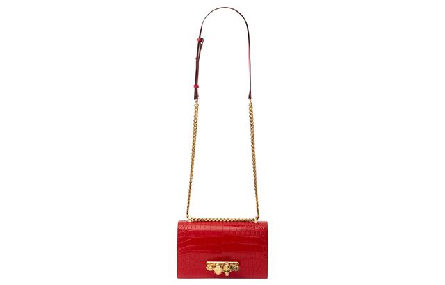 Alexander McQueen JEWELLED SATCHEL