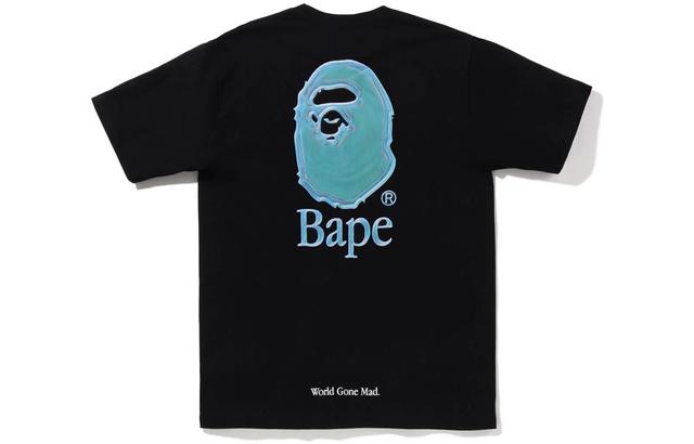 A BATHING APE FW22 Aqua ape head tee T