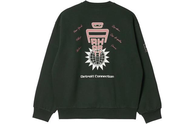 Carhartt WIP FW22 Connect sweatshirt - dark cedar Logo