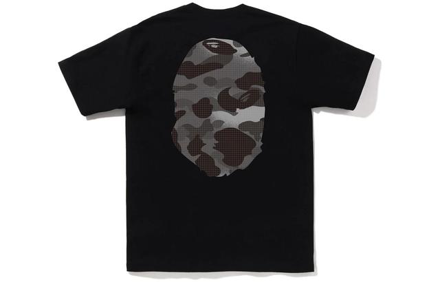 A BATHING APE Bape FW22 Grid Camo Big Ape Head Tee T