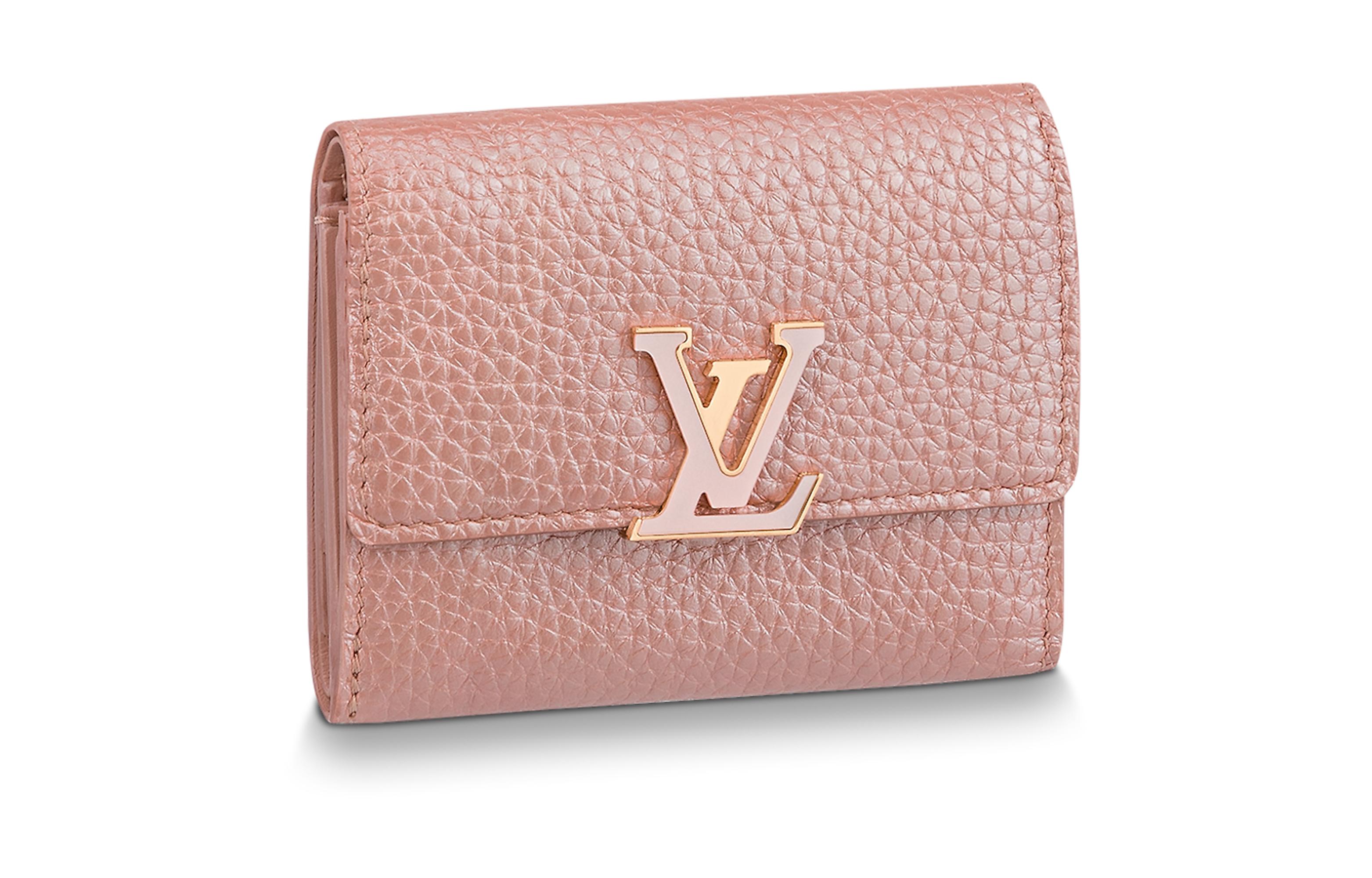 LOUIS VUITTON Portefeuille Capucines XSLogo Taurillon