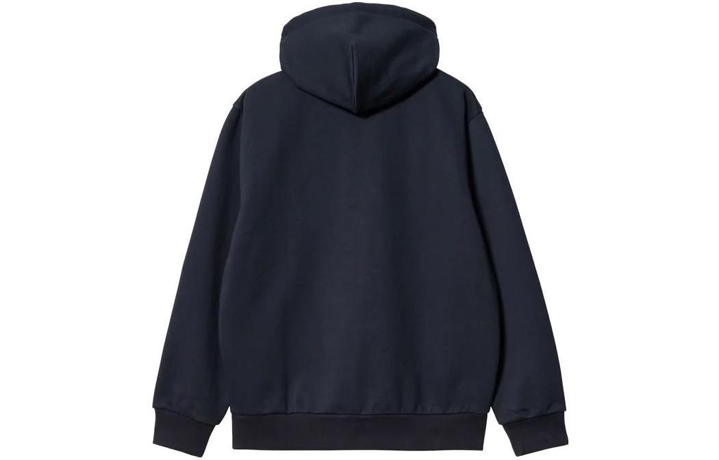 Carhartt WIP FW22 Hooded Freight Services Sweatshirt - Dark Navy Logo