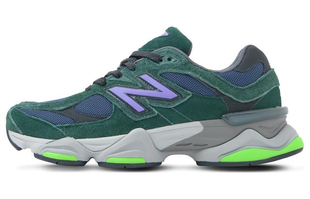 9060 suede-trimmed sneakers in multicoloured - New Balance