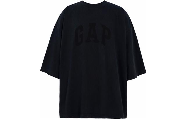 YEEZY x Gap x Balenciaga Washed Black 34 Sleeve Tee T