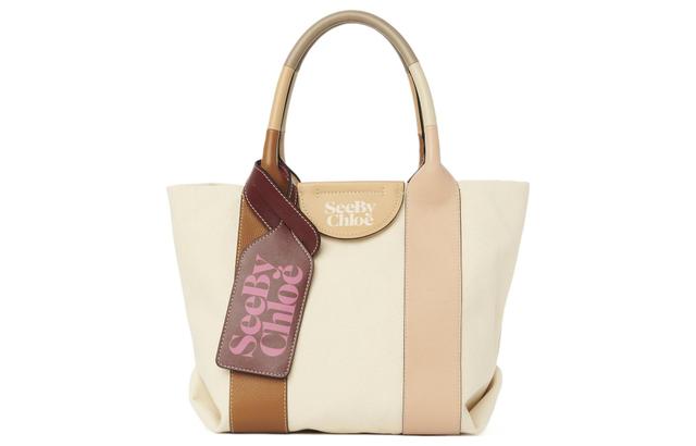 See By Chloe Laetizia Logo Tote