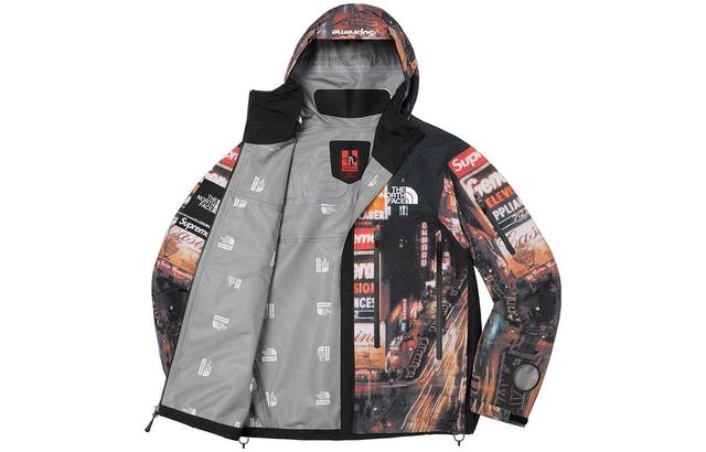 Supreme x THE NORTH TNF Supreme FW22 Week13 FACE Taped Seam Shell Jacket Logo