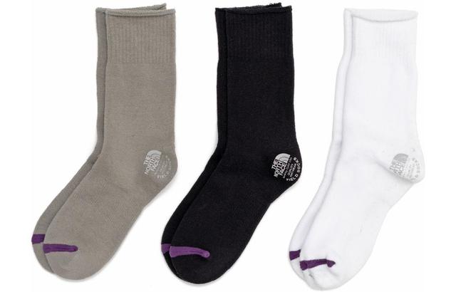 THE NORTH FACE PURPLE LABEL Pack Field Socks 3P Logo 3