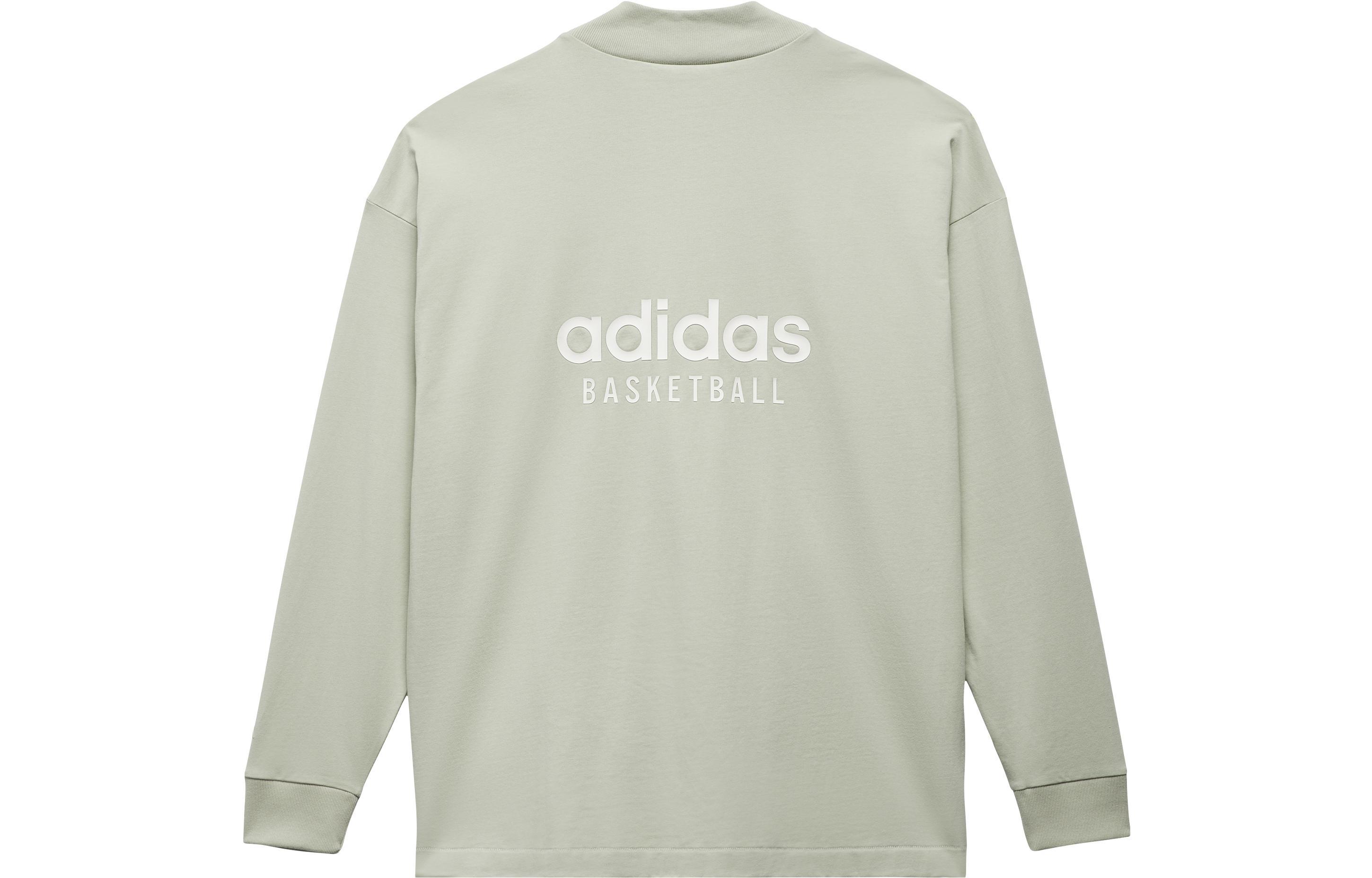 adidas originals Adidas Basketball Chapter 1 Tee Ls Halo Green LogoT