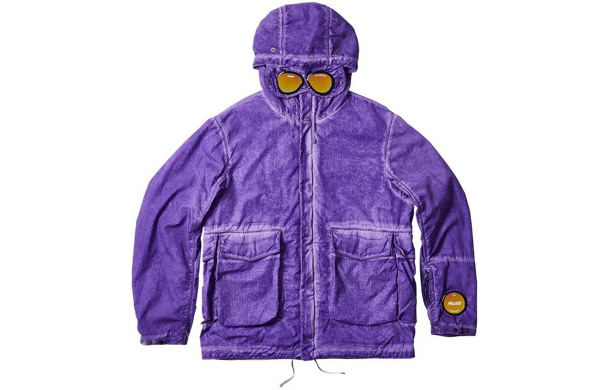 PALACE x C.P.Company FW22 Shell Goggle Jacket Purple