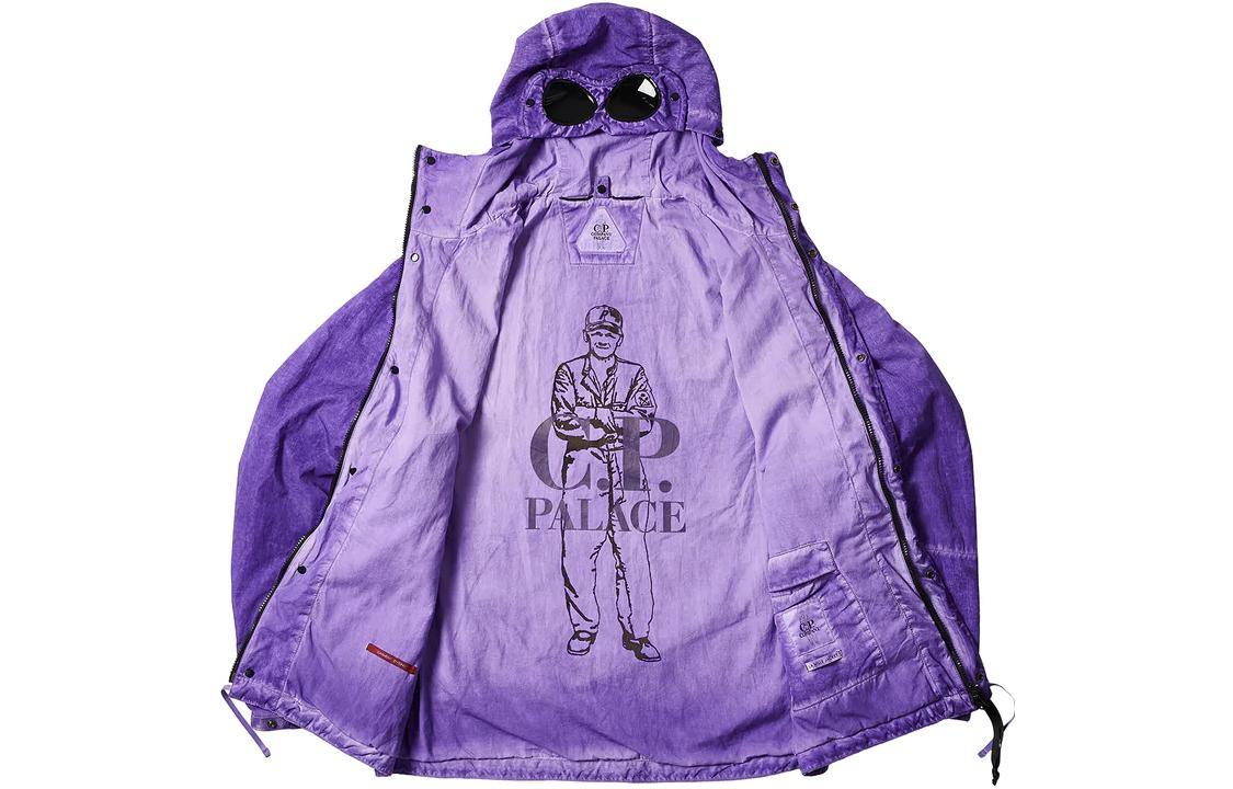 PALACE x C.P.Company FW22 Shell Goggle Jacket Purple