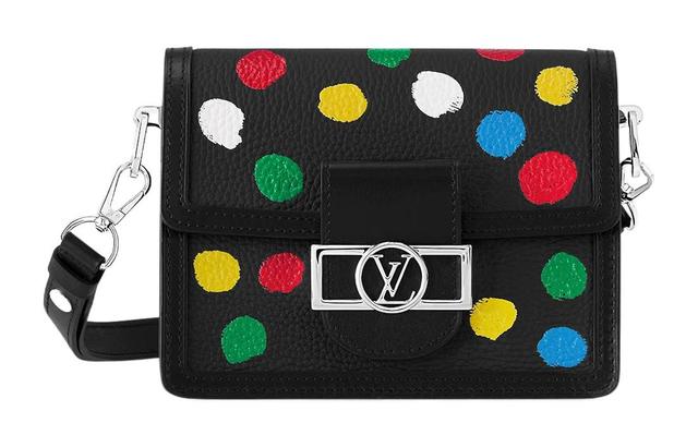 LOUIS VUITTON x Yayoi Kusama Dauphine Mini Taurillon