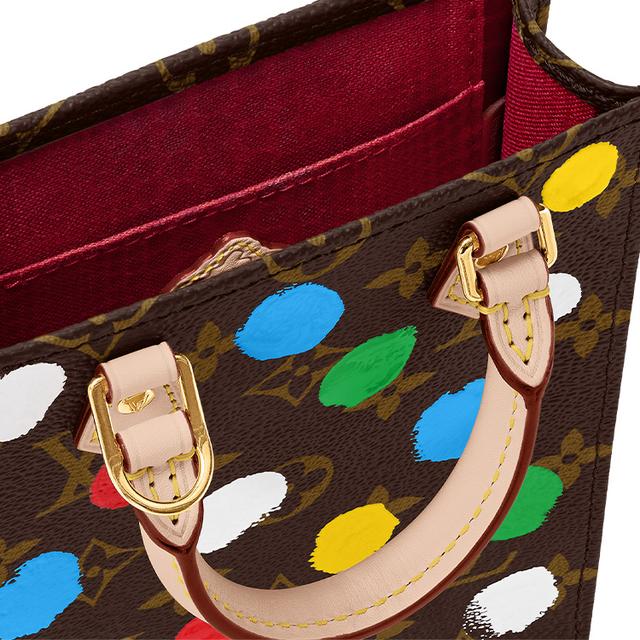 LOUIS VUITTON x Yayoi Kusama Petit Sac Plat Tote