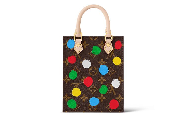 LOUIS VUITTON x Yayoi Kusama Petit Sac Plat Tote