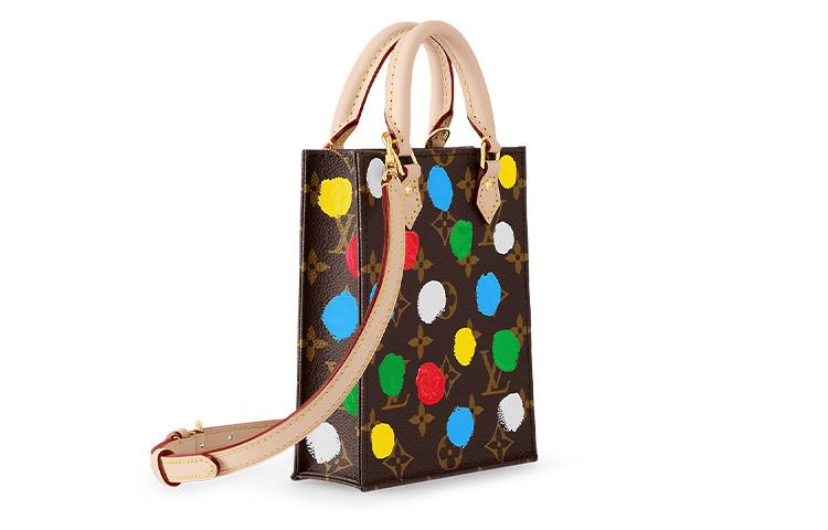 LOUIS VUITTON x Yayoi Kusama Petit Sac Plat Tote