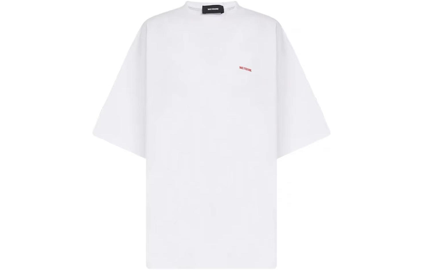 WE11DONE Oversized Logo Embroidered T