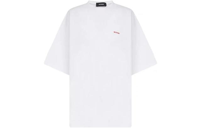 WE11DONE Oversized Logo Embroidered T
