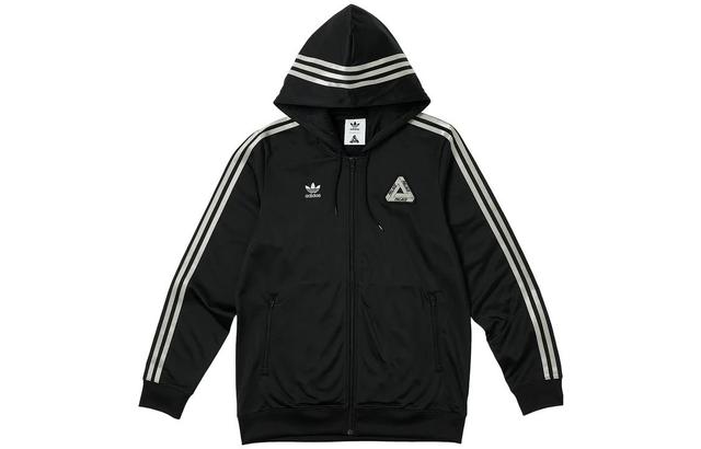 PALACE x adidas Originals Hooded Firebird Track Top Black Logo