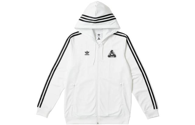 PALACE x adidas originals Hooded Firebird Track Top White Logo