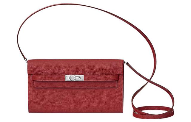 HERMES Kelly To Go Epsom K1 Rouge Grenade