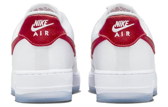 Nike Air Force 1 Low Satin "White Red"