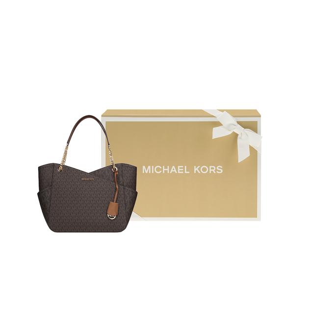 MICHAEL KORS MK Jet Set LOGO Tote