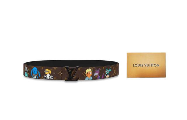 LOUIS VUITTON SHAPE 40MM REVERSIBLE BELT 4cm