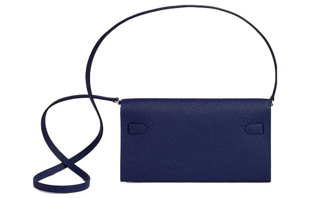 HERMES Kelly To Go Epsom 73 Bleu Saphir