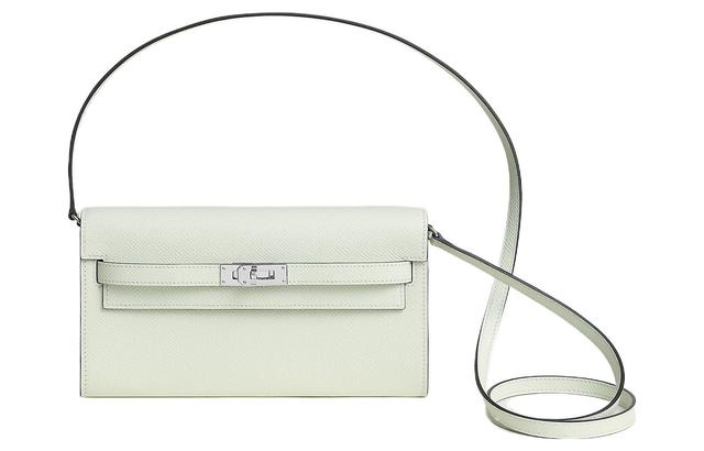 HERMES Kelly To Go Epsom 0S Vert Fizz