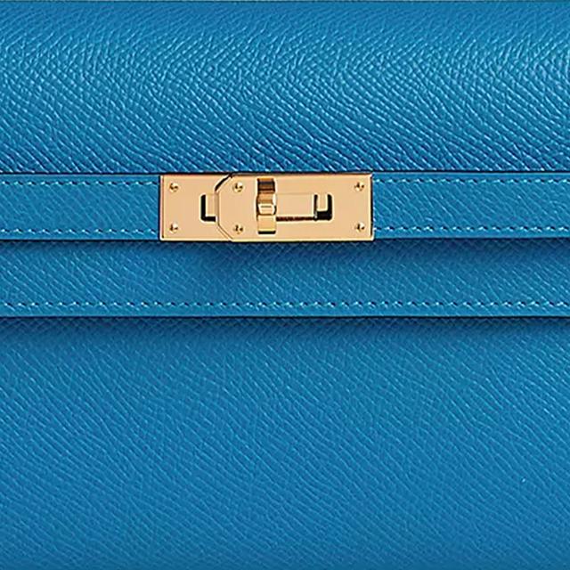 HERMES Kelly To Go Epsom 7Q Mykonos