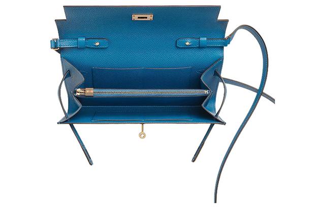 HERMES Kelly To Go Epsom 7Q Mykonos