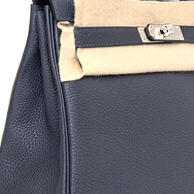 HERMES Kelly 28 Togo 2Z Bleu Nuit