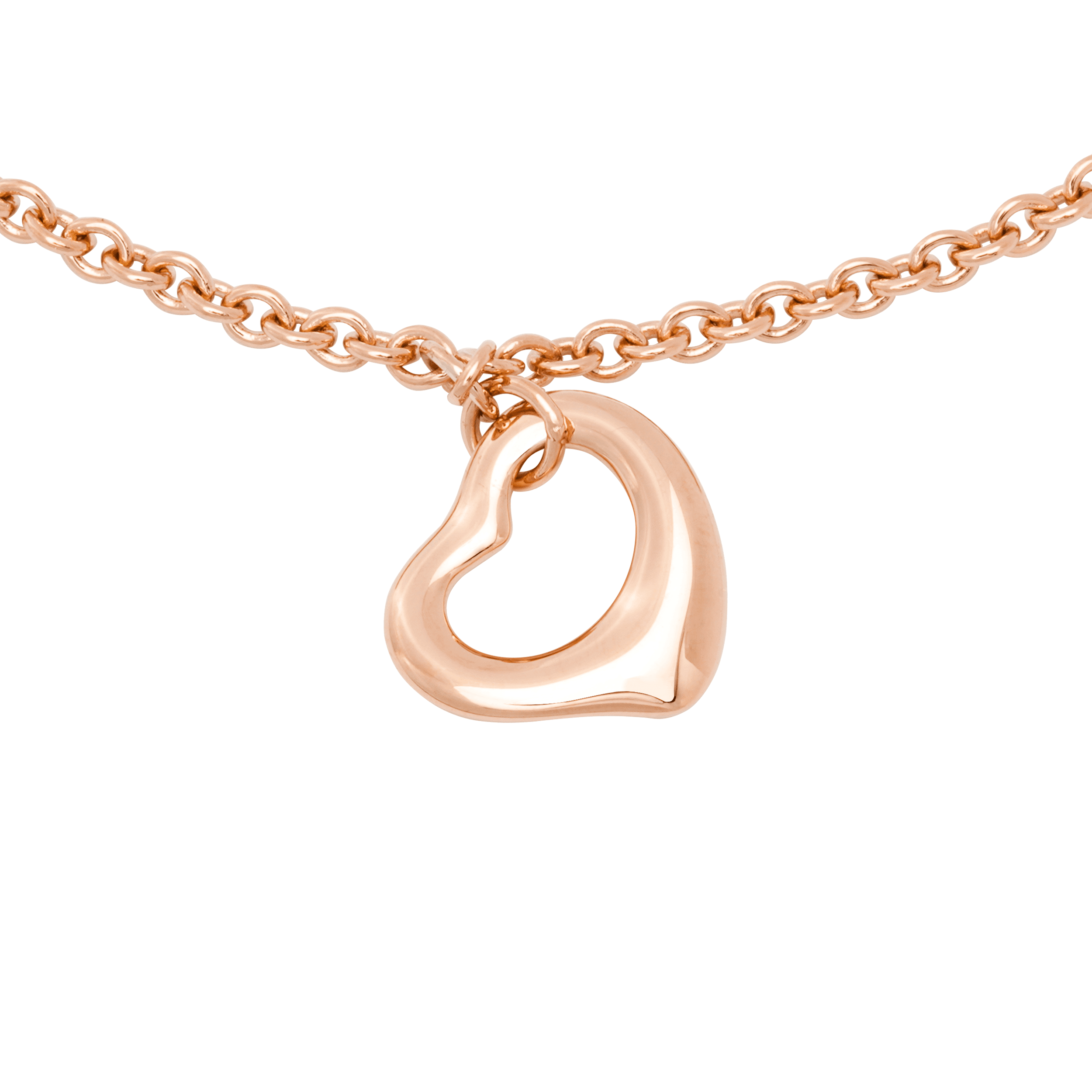 TIFFANY CO. Elsa Peretti Open Heart 18K