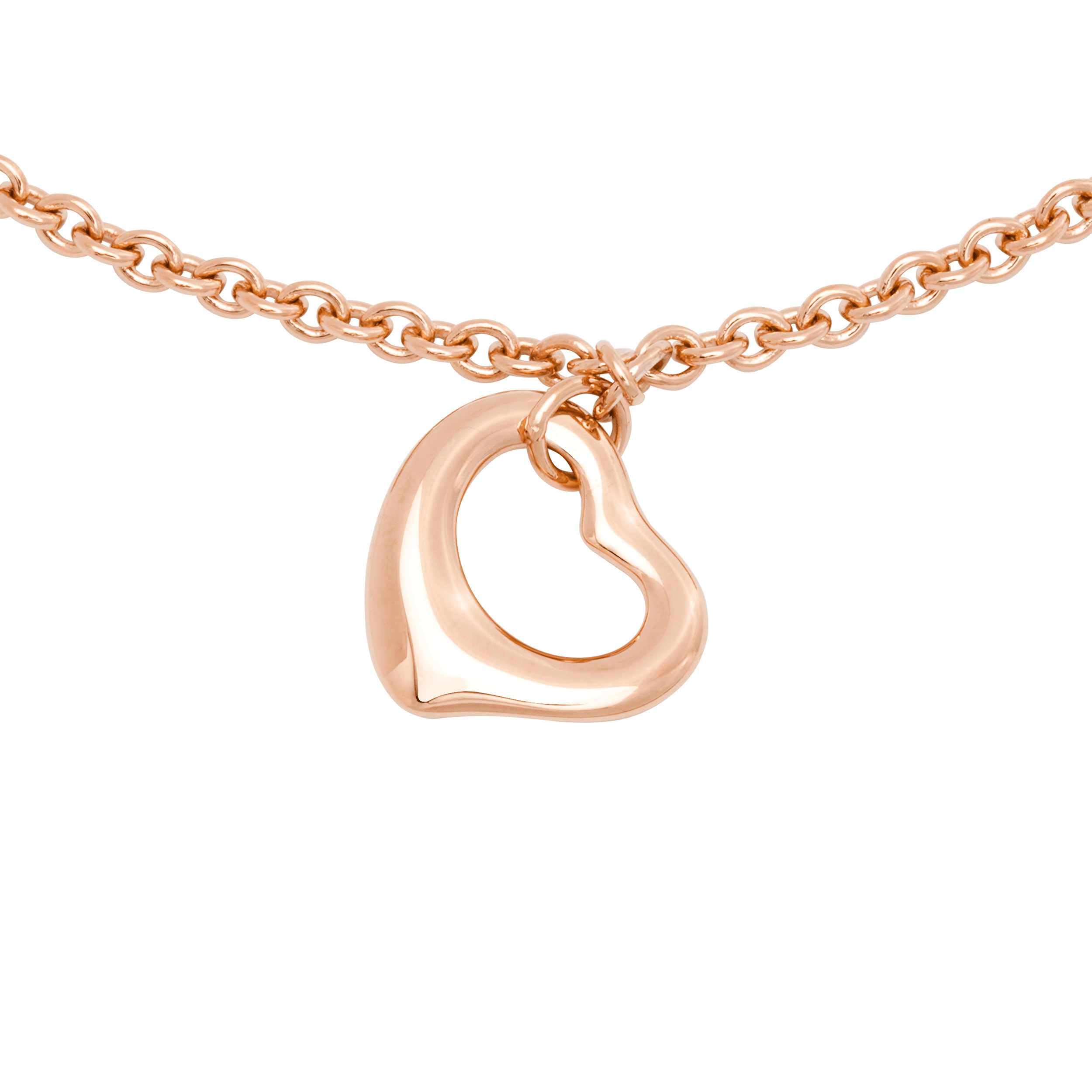 TIFFANY CO. Elsa Peretti Open Heart 18K