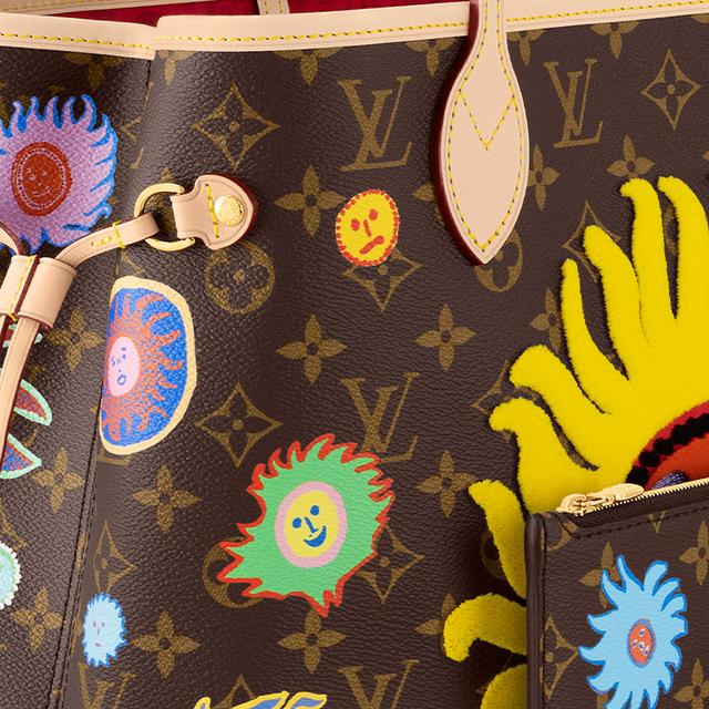 LOUIS VUITTON x Yayoi Kusama NEVERFULL Sac MM Tote